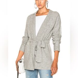 ATM ANTHONY THOMAS MELILLO Belted Cardigan Cashmere Wool Blend LARGE